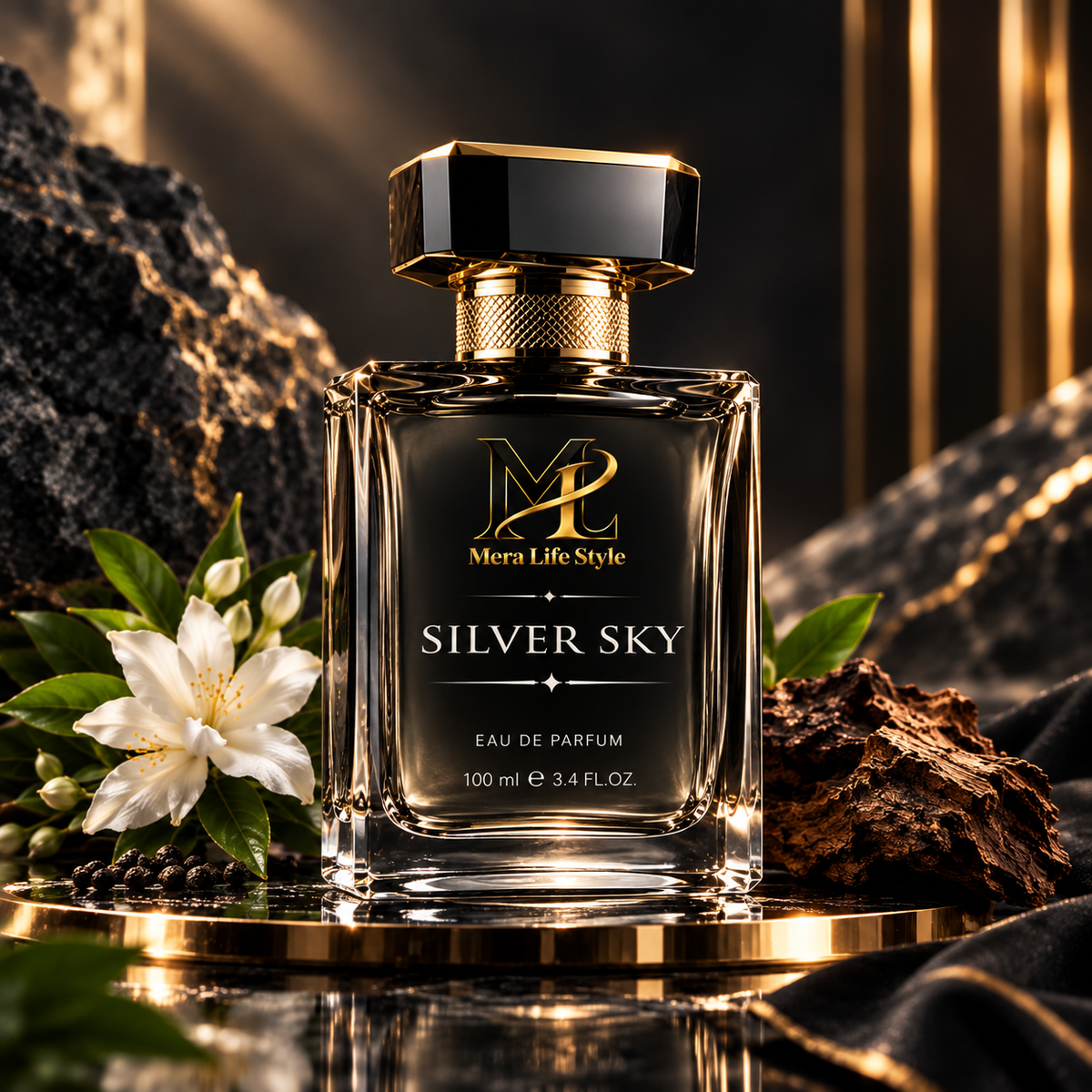 Silver Sky Eau de Parfum – Premium Long-Lasting Fragrance | 100ml